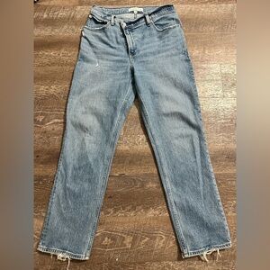 Abercrombie 90’s straight ultra high rise jeans